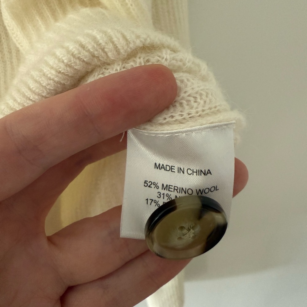 Quince Cream Merino Wool Sweater